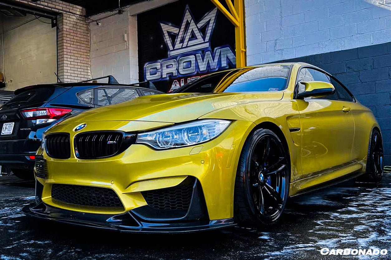 2014-2020 BMW M3 F80 & M4 F82 BS Style Carbon Fiber Front Lip
